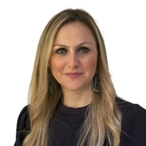 Dr. Irene Ceccacci, Fertility Consultant and Gynaecologist at Care Fertility, smiling and wearing professional attire.